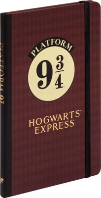 Produktbild von Harry Potter - Hogwarts Express Hardcover Notizbuch Liniert 80 Blatt mit Gummiband Rot 13 x 21 cm