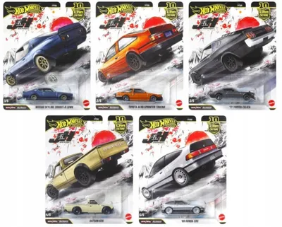 Produktbild von HOT Wheels Premium Japan Historic – Car Culture – 5 Fahrzeuge – Neu– Sammlerset – FPY86-976P