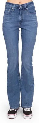 Productafbeelding van Hoge damesjeans met wijde pijpen