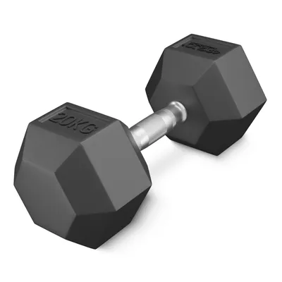 Produktbild von 4FIZJO Hantel, HEX Stahl, einzeln für Kraft- und Ganzkörpertraining 20 kg