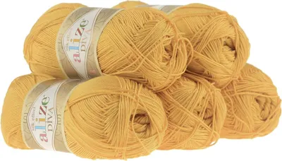 Produktbild von 5 x 100g Strickgarn ALIZE DIVA - Häkelgarn Wolle Sommer Stricken Häkeln