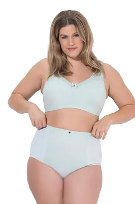Produktbild von Ulla Popken Damen Miederhose Pastell türkis 46+