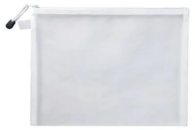 Produktbild von Aktenhalter-Aufbewahrungstasche mit Umhängeband, Reißverschluss, große Kapazität, wasserdicht, transparent, Dokumententasche, Organizer, Bürobedarf