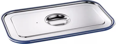Produktbild von B.PRO GN-Deckel 18/10 Edelstahl, mit Griffmulde, Formschlussdichtung, GN: 1/1