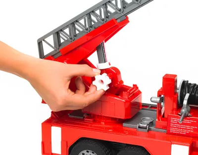 Produktbild von Bruder 02771 - MAN TGA Feuerwehr mit Drehleiter, 1:16