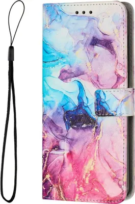Zdjęcie produktu dla Etui na telefon komórkowy König Design kompatybilne z Samsung Galaxy S23 Ultra ze sztucznej skóry - Etui na telefon komórkowy różowo-fioletowe