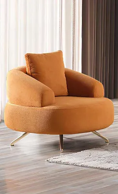 Immagine prodotto di Elegante poltrona con dettagli dorati per il tuo arredamento