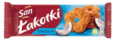 Obrázok produktu pre Łakotki San kokosové sušienky 168 g