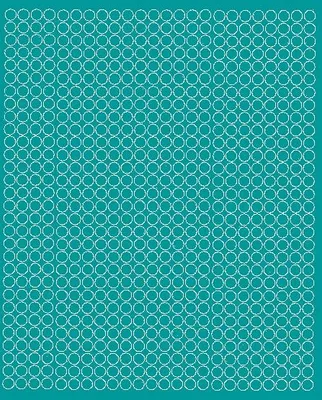 Immagine prodotto di Adesivi rotondi, diametro 7 mm, con puntini, 720 pezzi, turchese brillante