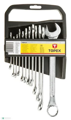 Produktbild von TOPEX Ring-Maulschlüssel-Satz 35D375