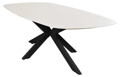 Produktbild von Gartentisch Barletta | 240x115 | Black/Sandstone | Aluminium & Kunststoff