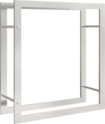 Obrázok produktu pre Stojan na krbové drevo 80x28x86 cm nehrdzavejúca oceľ