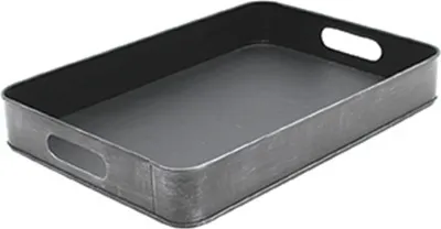 Produktbild von LABEL51 Serviertablett 39x28x6 cm S Antik-Grau