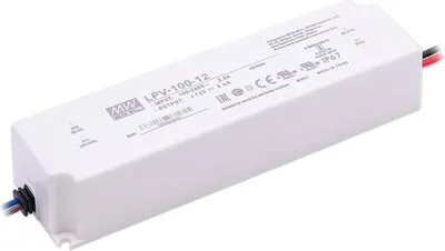 Immagine prodotto di Mean Well LPV-100-12 Alimentatore LED 102W 12V 8,5A IP67 alimentatore switching CV