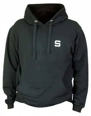 Imagen del producto de Sudadera negra con capucha, talla XL/XXL