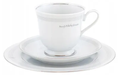 Produktbild von Bogucice Frühstücksset 1 Person Tasse Untertasse Dessertteller