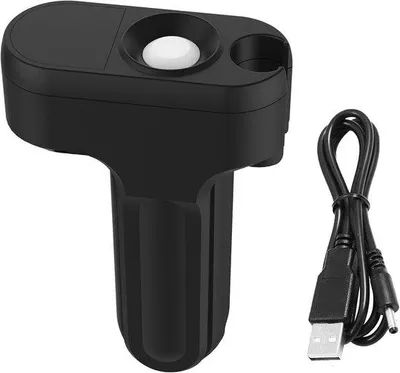 Obrázek produktu pro Přenosná sprcha pro kempování s ponorným čerpadlem, venkovní sprcha s baterií a USB, oranžová, baterie 2200 mAh, ideální pro kempování, zahradu a outdoorové aktivity