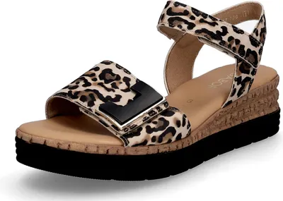 Productafbeelding van Gabor 82.700 dames sandalen - bruine riemsandalen, nieuw