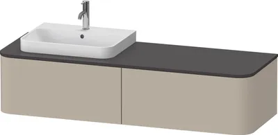 Produktbild von DURAVIT HP4944L60600010 WTU HappyD2+ wandh.,354x1600x550mm