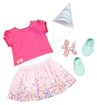 Produktbild von Our Generation It's Time to Party Geburtstags-Outfit für 46-cm-Puppen