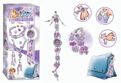 Produktbild von Magnetschmuck - Uhr Lila