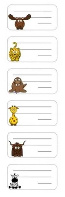 Image de Autocollants pour cahier NSN06 - 7R