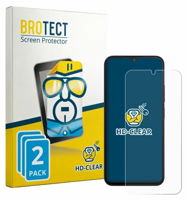 Produktbild von 2x Für Xiaomi Redmi A7 Schutzfolie BROTECT Displayschutz Display Schutz Folie Klar Transparent