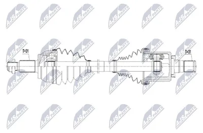Produktbild von NTY NPW-LR-015 Antriebswelle Vorne Links für LAND ROVER Range Rover Evoque (L538)
