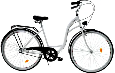 Zdjęcie produktu dla Rower Dallas City 26" 3spd - biały z czarnym