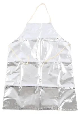 Image de Tablier de travail résistant à la chaleur, tablier de travail en feuille d'aluminium résistant aux températures élevées jusqu'à 1 000 °C