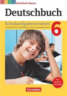 Immagine prodotto di Deutschbuch 6. Jahrgangsstufe - Realschule Bayern - Schulaufgabentrainer mit Lösungen