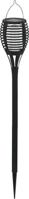 Produktbild von EGLO Solarleuchte Z_solar mit Flackereffekt  schwarz 12X0,06W H:55 Ø 10 cm
