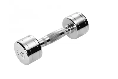 Produktbild von Trendy Chrom Hantel / Kurzhantel, 1,0 - 10,0 kg, Größe:3.0 kg