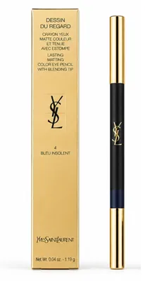 Zdjęcie produktu dla Yves Saint Laurent Dessin du Regard, krem, niebieski, ołówek, dla kobiet, C10-18 TRIGLYCERIDES, CAPRYLIC/CAPRIC TRIGLYCERIDE, COPERNICIA CERIFERA CERA / CARNAUBA WAX,...