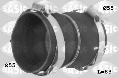 Produktbild von SASIC 3350002 Turbo Ladeluftschlauch passend für PEUGEOT 206 Schrägheck (2A/C) 207 (WA, WC) 206 CC (2D) 207 CC (WD) für CITROËN BERLINGO (B9)