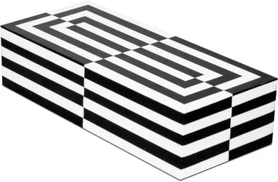 Image de Coffret décoratif fait main - Coffret ouvert - Décoration de salon - Bois - 10 x 4,5 x 2,5 cm - Coloré