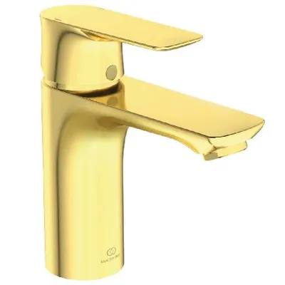 Produktbild von Ideal Standard Waschtischarmatur Connect Air ohne Ablaufgarnitur, Ausladung 112mm A7024A2 Brushed Gold
