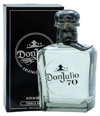 Produktbild von Don Julio Cristalino Blanco Tequila 38% Vol. 0.7L