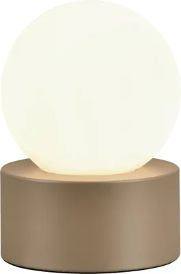 Produktbild von Trio Leuchten Tischleuchte Countess E14, weiß, Metall/Glas