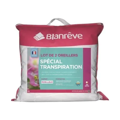 Produktbild von Blanreve Kopfkissen Weiß 60 x 60 cm (2 Stück)
