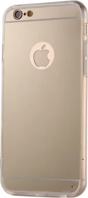 Produktbild von Apple iPhone 6 / 6s Plus Handy Hülle Spiegel Mirror Soft-Case Schutz-Cover Gold