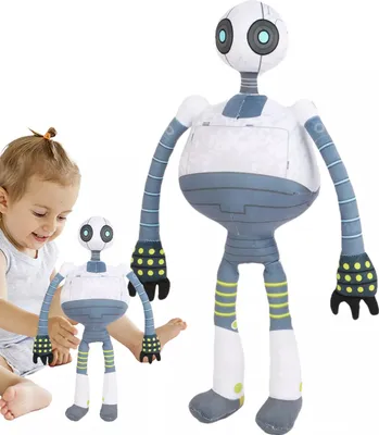 Produktbild von Die Wild Robot Roz Figur Plüschpuppe Anime Movie Collection Spielzeug Puppengeschenk 28cm