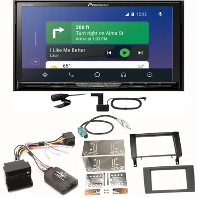Produktbild von Pioneer AVH-Z9200DAB Android Auto Carplay Einbauset für Mercedes SLK R171