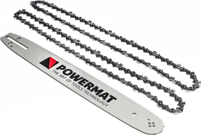 Obrázek produktu pro Vodicí lišta a řetězy pro motorovou pilu POWERMAT PM-PR-16C2, 3 ks