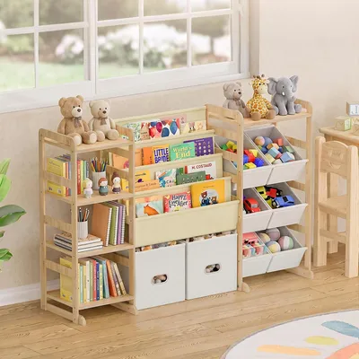 Obrázok produktu pre Montessori regál a úložný priestor na hračky pre deti