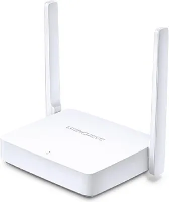 Produktbild von Mercusys MW301R, Wi-Fi 4 (802.11n), Einzelband (2,4GHz), Ethernet/LAN, Weiß, Tabletop-Router
