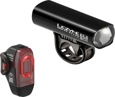 Immagine prodotto di Set di luci LED per biciclette Lezyne Hecto Pro 65 STVZO + KTV Drive STVZO