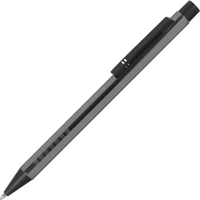 Produktbild von 10 Kugelschreiber aus Metall / Farbe: anthrazit