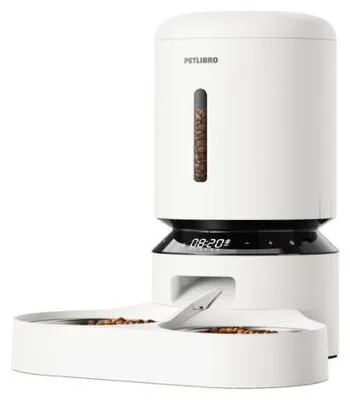 Zdjęcie produktu dla Petlibro Granary Dual, Automatyczne karmidło dla zwierząt, Czarny, Kot, 5 l, LED, Prąd przemienny, Bateria