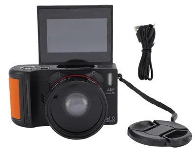 Produktbild von 64 MP Digitalkamera HD 4K Fotografie tragbar kompakt mit 3-Zoll-Bildschirm 18-facher Zoom Anti-Shake-Autofokus für Reisen Schwarz